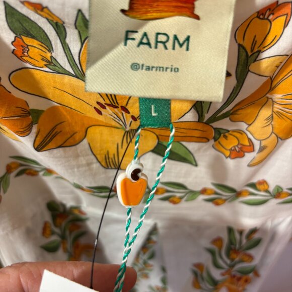 FARM Rio Tropical Lightness Maxi Dress, L, NWT - Picture 8 of 10